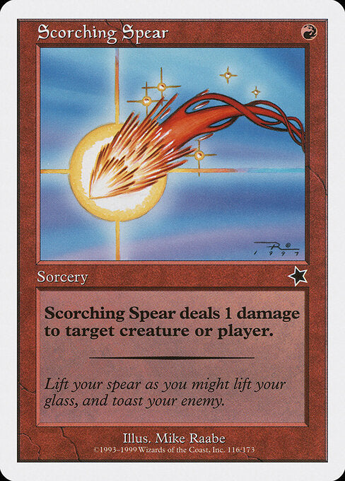 Scorching Spear (116) - Starter 1999 - Game On