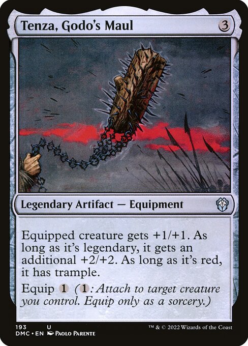 Tenza, Godo's Maul (193) - Dominaria United Commander - Game On