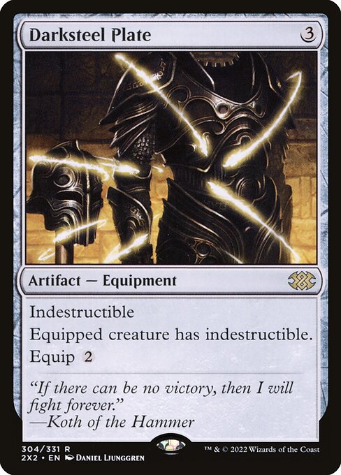 Darksteel Plate (304) - Double Masters 2022 - Game On