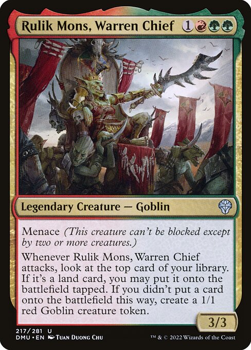 Rulik Mons, Warren Chief (217) (Foil) - Dominaria United - Game On