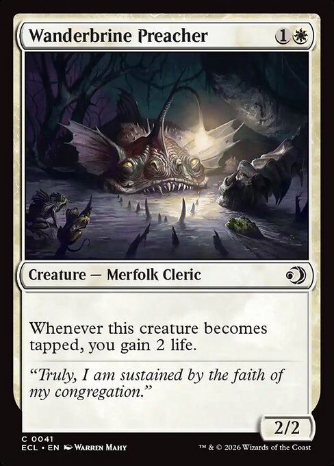 Wanderbrine Preacher (41) - Lorwyn Eclipsed - Game On