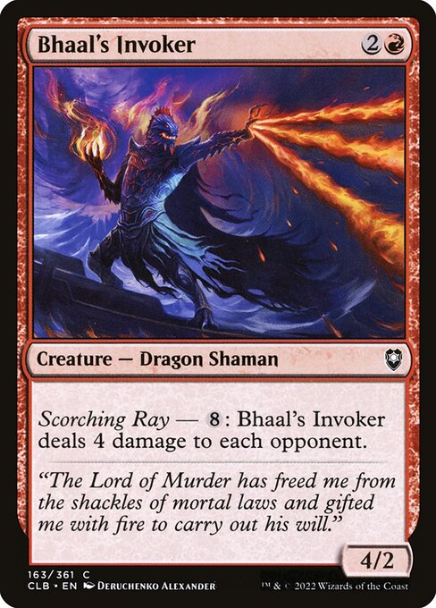 Bhaal's Invoker (163) - Commander Legends: Battle for Baldur's Gate - Game On
