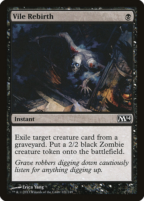 Vile Rebirth (121) (Foil) - Magic 2014 - Game On