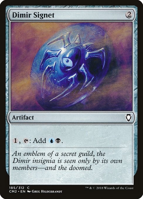 Dimir Signet (185) - Commander Anthology Volume II - Game On