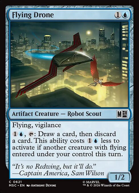 Flying Drone (621) (Foil) - Marvel Super Heroes Commander - Game On