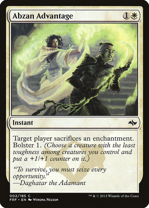 Abzan Advantage (2) (Foil) - Fate Reforged - Game On