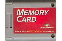 Performance Memory Card - Nintendo 64 (Loose (Game Only)) - Game On