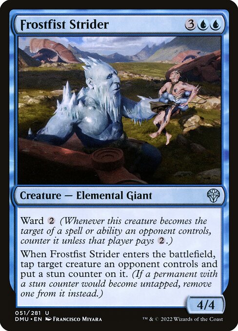 Frostfist Strider (51) (Foil) - Dominaria United - Game On