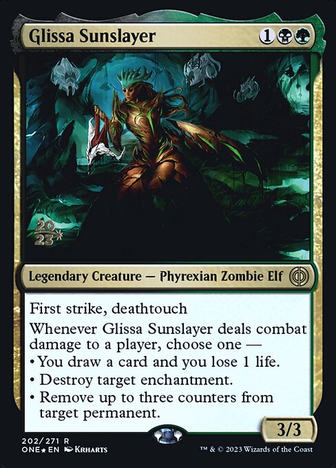 Glissa Sunslayer (202s) (Foil) - Phyrexia: All Will Be One Promos - Game On