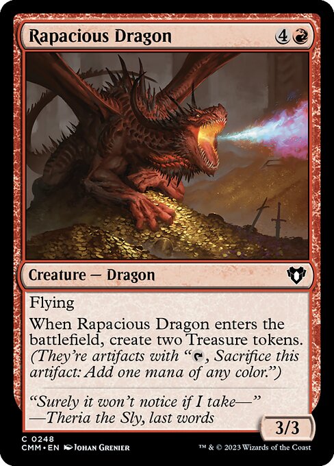 Rapacious Dragon (248) - Commander Masters - Game On