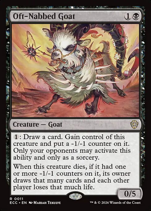 Oft-Nabbed Goat (11) - Lorwyn Eclipsed Commander - Game On
