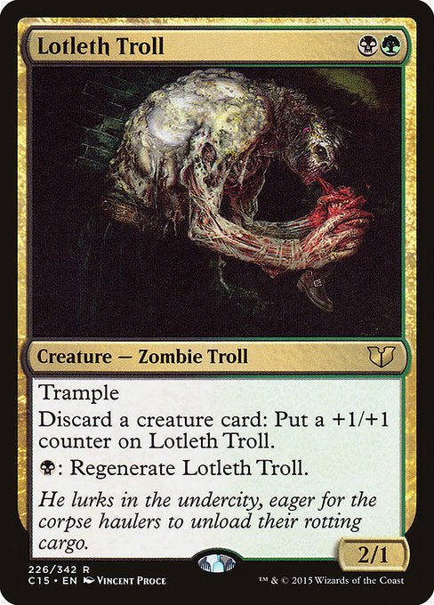 Lotleth Troll (226) - Commander 2015 - Game On