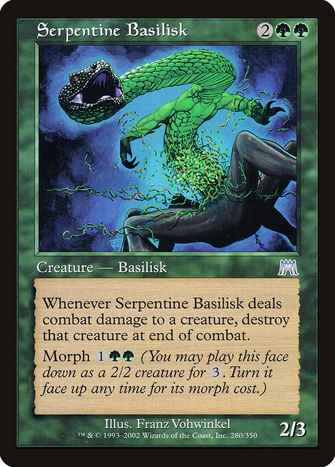 Serpentine Basilisk (280) - Onslaught - Game On