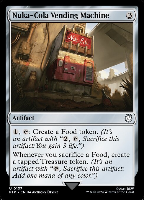 Nuka-Cola Vending Machine (137) (Foil) - Fallout - Game On