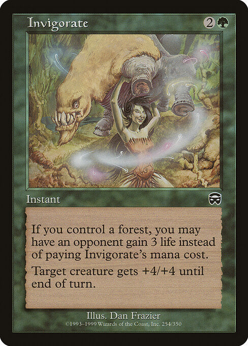 Invigorate (254) (Foil) - Mercadian Masques - Game On