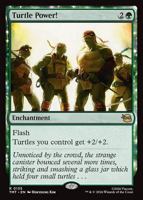 Turtle Power! (135) (Foil) - Teenage Mutant Ninja Turtles - Game On