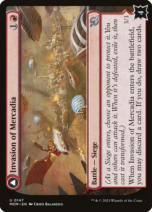 Invasion of Mercadia // Kyren Flamewright (147) - March of the Machine - Game On