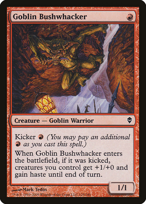Goblin Bushwhacker (125) - Zendikar - Game On