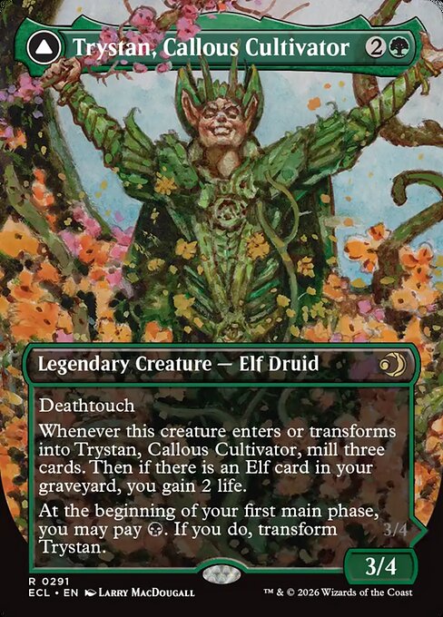 Trystan, Callous Cultivator // Trystan, Penitent Culler (291) - Lorwyn Eclipsed - Game On