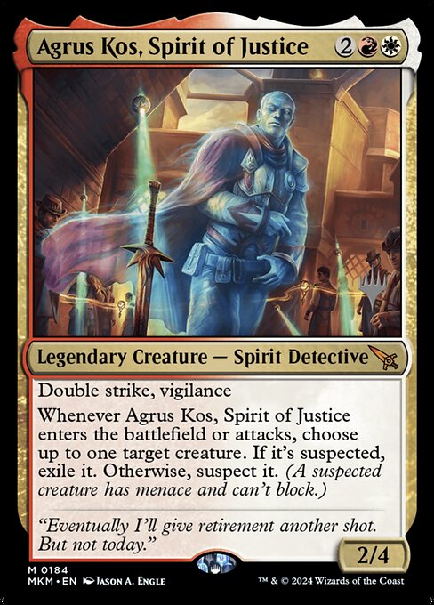 Agrus Kos, Spirit of Justice (184p) - Murders at Karlov Manor Promos - Game On
