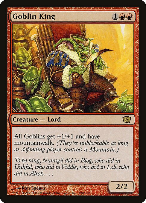 Goblin King (190★) - Eighth Edition - Game On