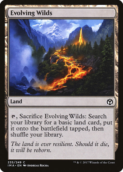 Evolving Wilds (235) (Foil) - Iconic Masters - Game On
