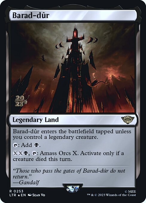 Barad-dûr (253s) (Foil) - Tales of Middle-earth Promos - Game On