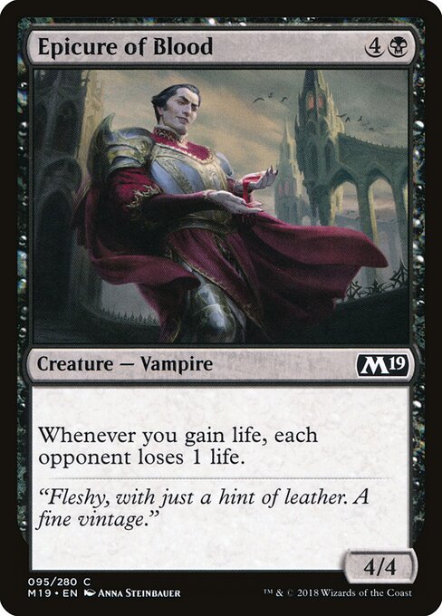 Epicure of Blood (95) (Foil) - Core Set 2019 - Game On