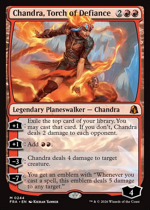 Chandra, Torch of Defiance (244) (Foil) - Reality Fracture - Game On