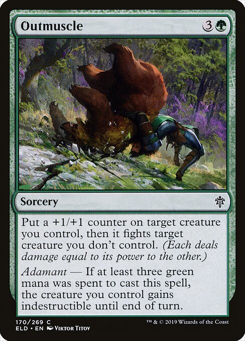 Outmuscle (170) (Foil) - Throne of Eldraine - Game On