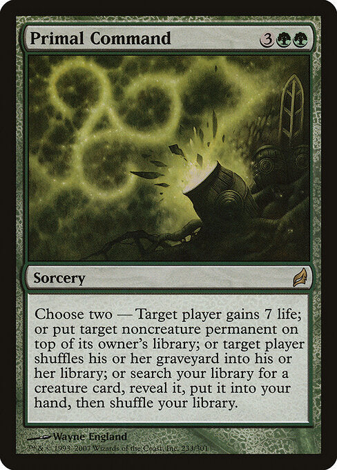 Primal Command (233) (Foil) - Lorwyn - Game On
