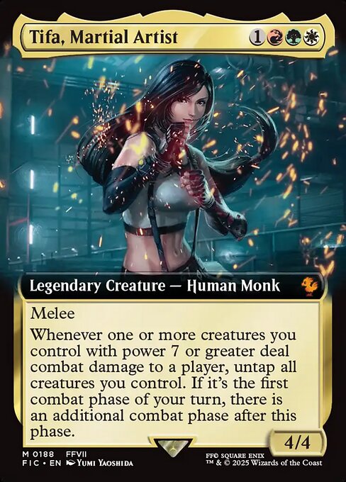 Tifa, Martial Artist (188) - EXTENDED ART - Final Fantasy Commander - Game On