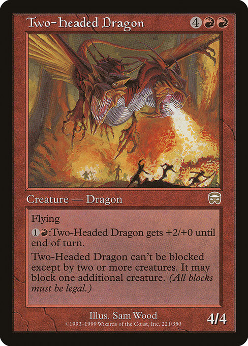Two-Headed Dragon (221) (Foil) - Mercadian Masques - Game On