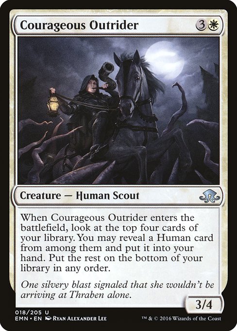Courageous Outrider (18) (Foil) - Eldritch Moon - Game On