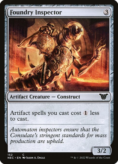 Foundry Inspector (152) - Neon Dynasty Commander - Game On