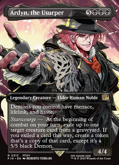 Ardyn, the Usurper (315) - BORDERLESS - FULL ART (Foil) - Final Fantasy - Game On