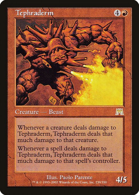 Tephraderm (239) (Foil) - Onslaught - Game On