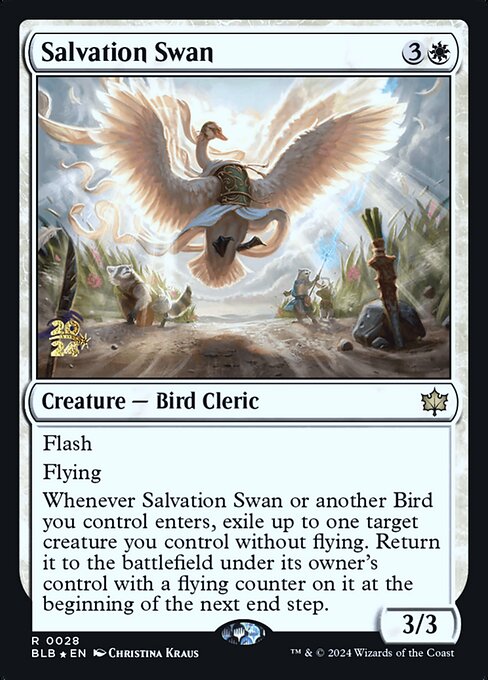 Salvation Swan (28s) (Foil) - Bloomburrow Promos - Game On