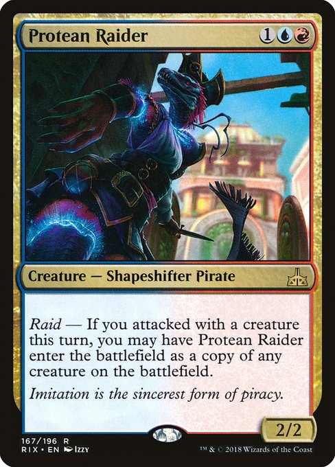 Protean Raider (167) (Foil) - Rivals of Ixalan - Game On