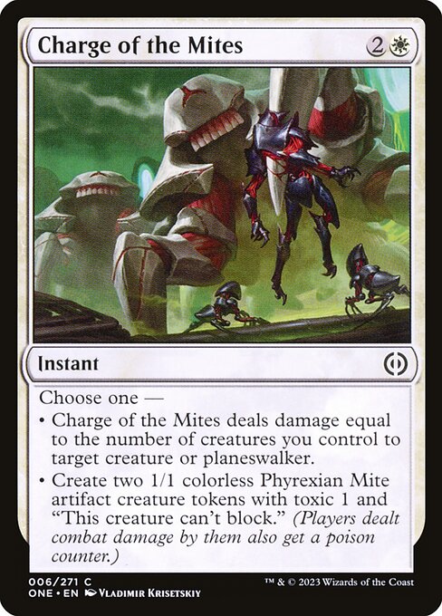 Charge of the Mites (6) - Phyrexia: All Will Be One - Game On