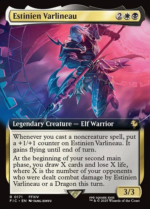 Estinien Varlineau (171) - EXTENDED ART - Final Fantasy Commander - Game On