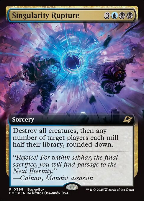 Singularity Rupture (398) - EXTENDED ART (Foil) - Edge of Eternities - Game On