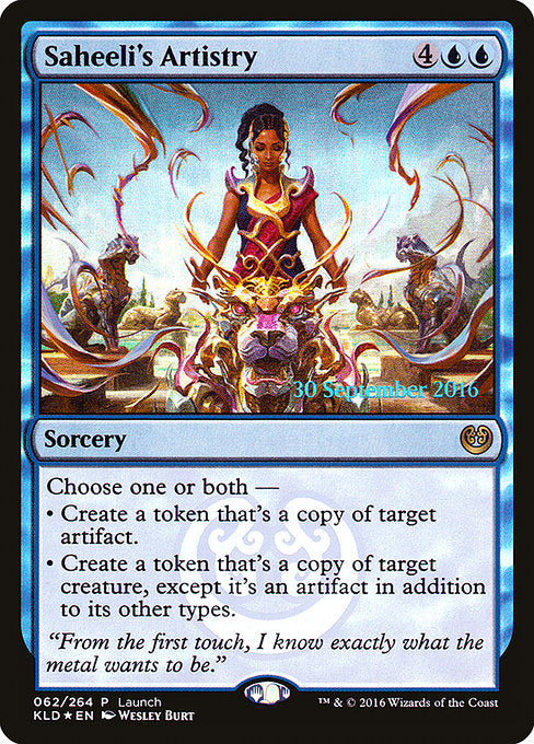 Saheeli's Artistry (62) (Foil) - Kaladesh Promos - Game On