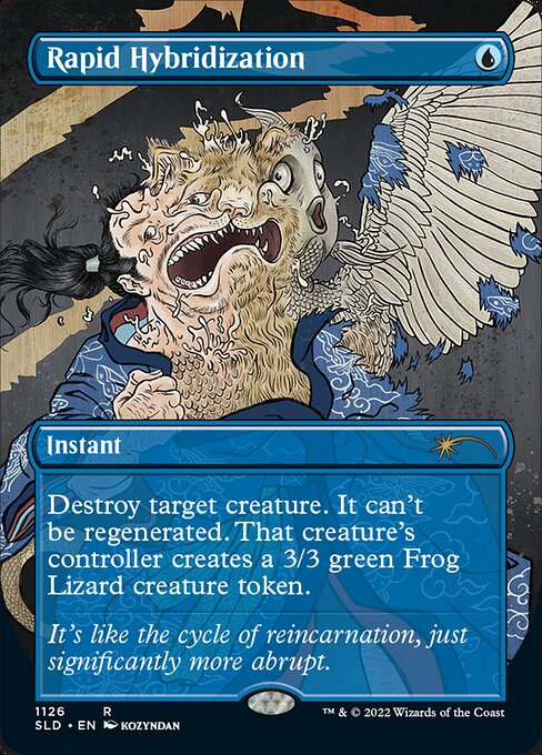 Rapid Hybridization (1126) - BORDERLESS - FULL ART (Foil) - Secret Lair Drop - Game On