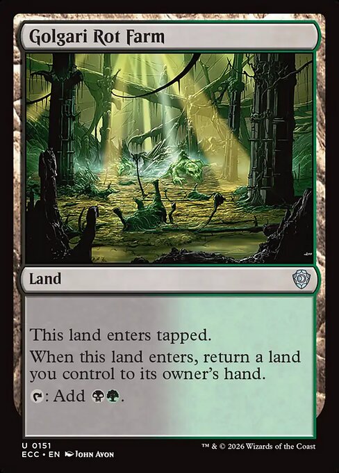 Golgari Rot Farm (151) - Lorwyn Eclipsed Commander - Game On
