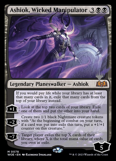 Ashiok, Wicked Manipulator (78p) - Wilds of Eldraine Promos - Game On