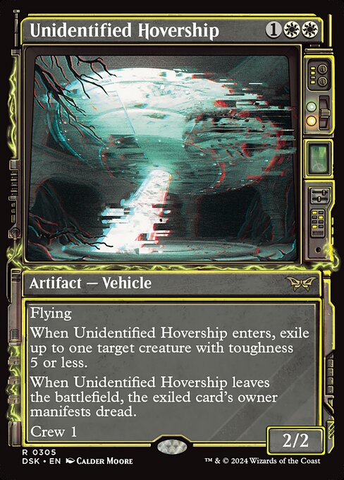 Unidentified Hovership (305) - SHOWCASE - Duskmourn: House of Horror - Game On