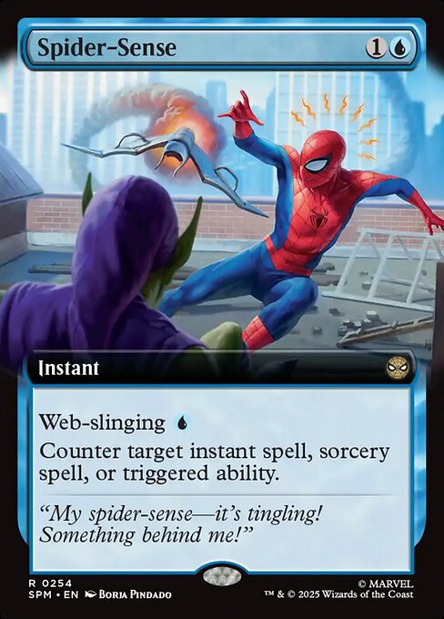 Spider-Sense (254) - EXTENDED ART (Foil) - Marvel's Spider-Man - Game On