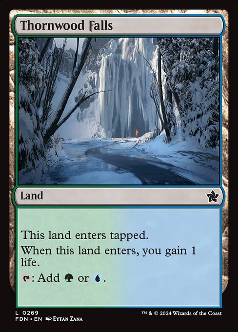 Thornwood Falls (269) (Foil) - Foundations - Game On