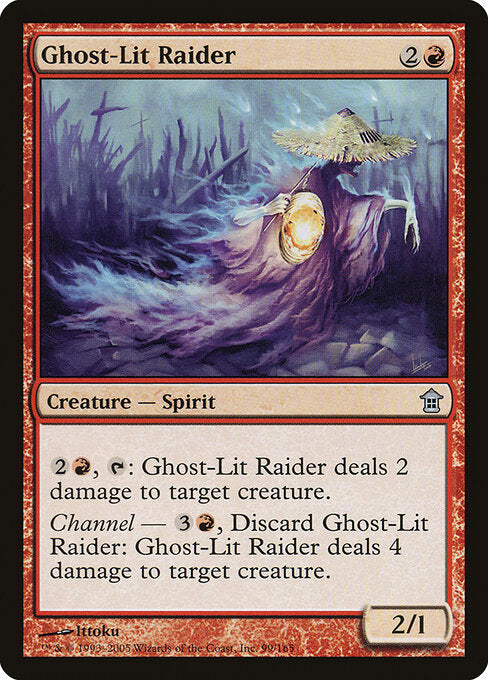 Ghost-Lit Raider (99) (Foil) - Saviors of Kamigawa - Game On
